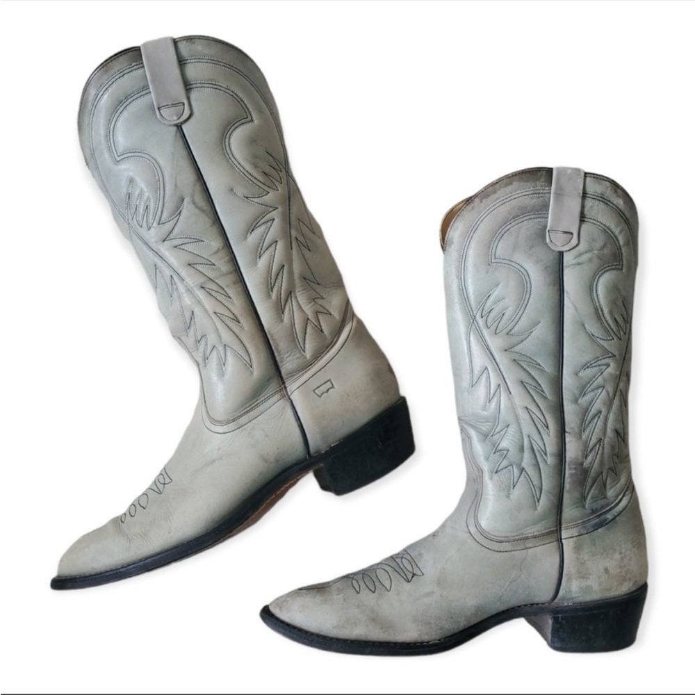 Vintage orange tag Levi cowboy boots
